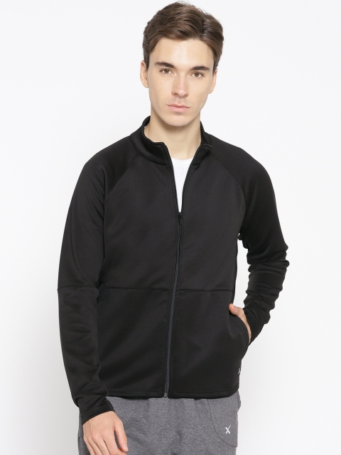 

HRX by Hrithik Roshan Men Black Solid Training Jacket