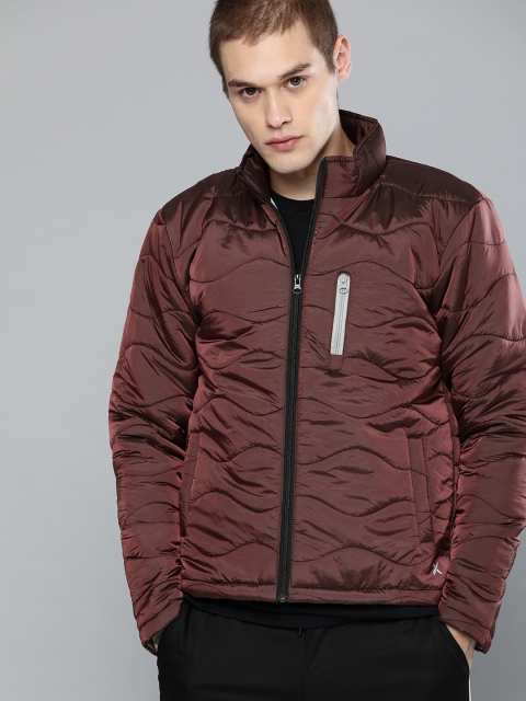 

HRX by Hrithik Roshan Men Burgundy Solid Running Padded Jacket
