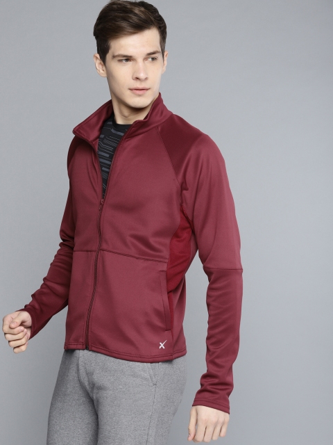 

HRX by Hrithik Roshan Men Maroon Training Solid Jacket