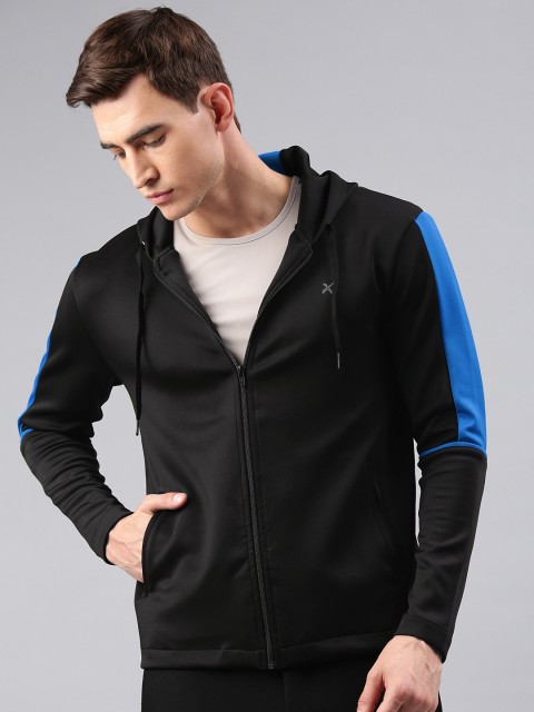 

HRX by Hrithik Roshan Men Active Black Solid Sporty Jacket