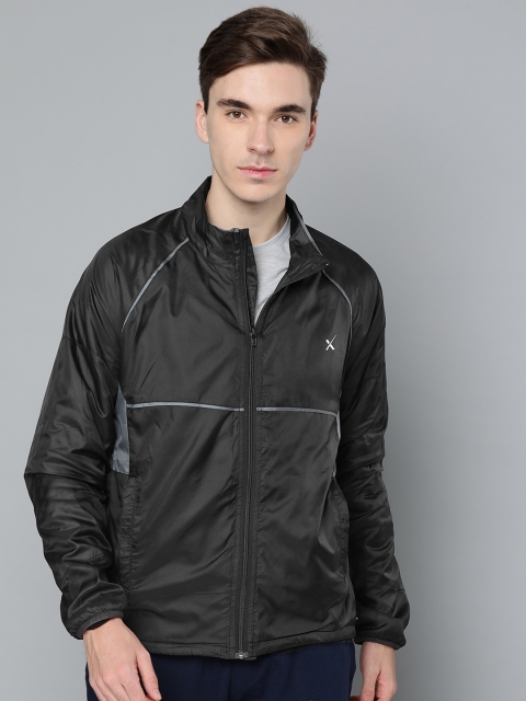 

HRX by Hrithik Roshan Men Black Solid Running Jacket