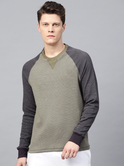 

HRX by Hrithik Roshan Men Olive Green Lifestyle Sweatshirt