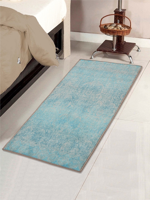 

RUGSMITH Blue Premium Distressed Pattern Runner