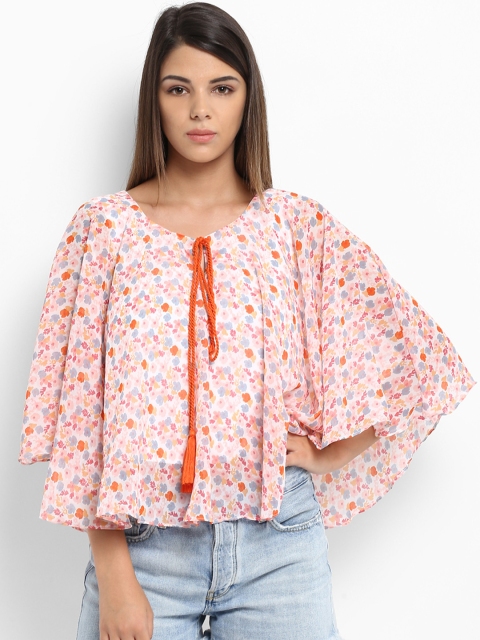 

QUIERO Women Multicoloured Printed A-Line Top, Multi