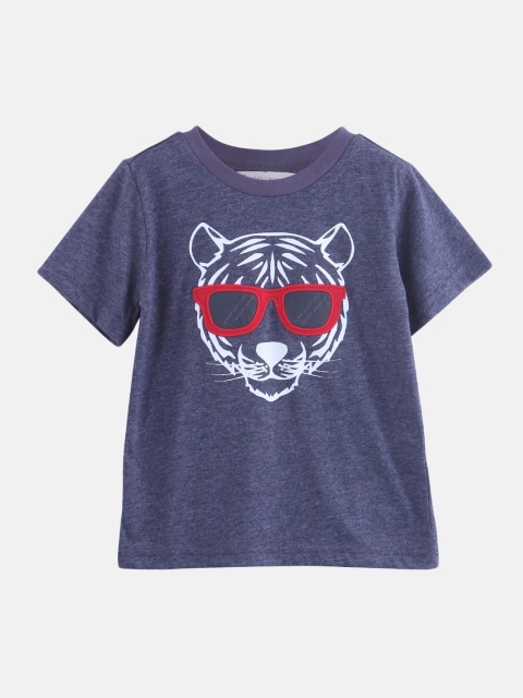 

Beebay Boys Grey Printed Round Neck T-shirt