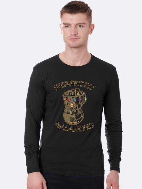

Free Authority Thanos Featured Men Black Printed Round Neck T-Shirt