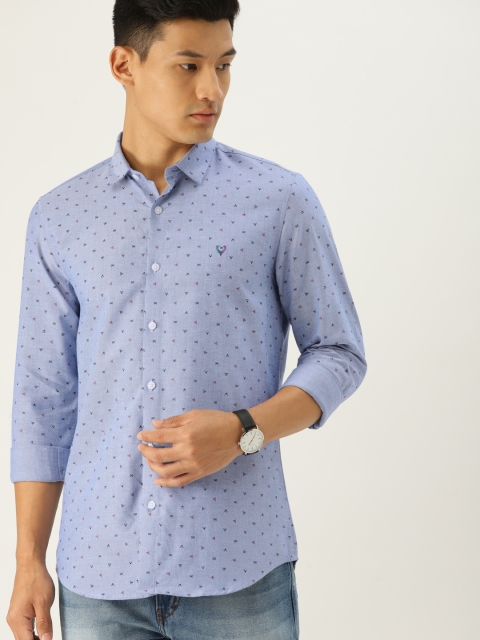 

Allen Solly Sport Men Blue Regular Fit Printed Casual Shirt