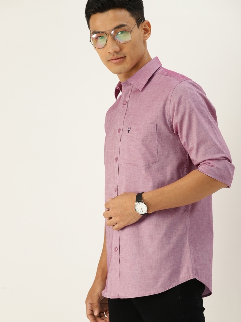 

Allen Solly Men Pink Sport Slim Fit Solid Casual Shirt
