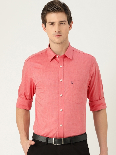 

Allen Solly Men Pink Sport Slim Fit Solid Formal Shirt