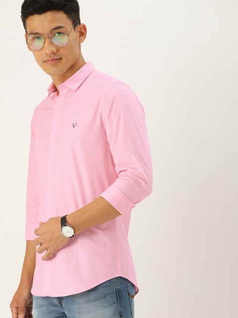 

Allen Solly Sport Men Pink Regular Fit Solid Casual Shirt