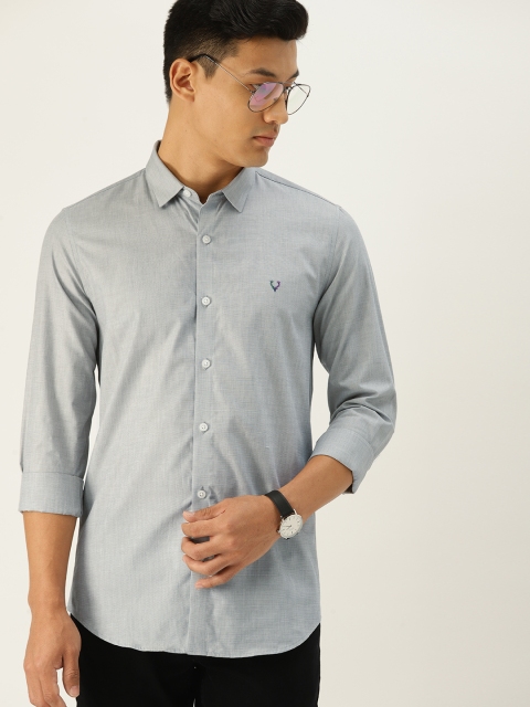 

Allen Solly Sport Men Grey Regular Fit Solid Casual Shirt