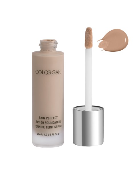 

Colorbar Skin Perfect Foundation with SPF 60 - Pure Glow 009 30ml, Beige