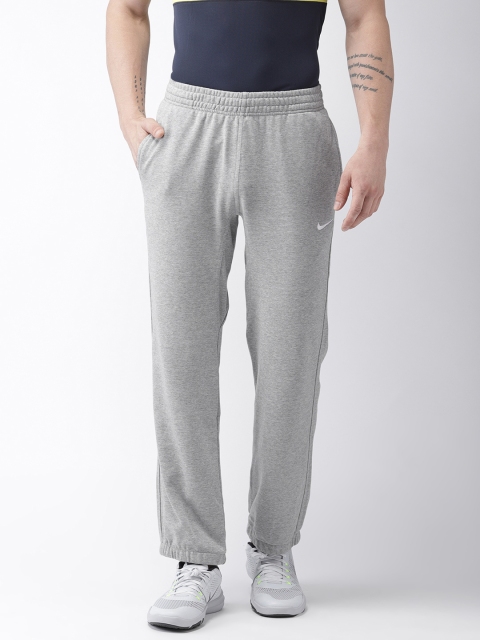 

Nike Men Grey Solid AS CL FT CUFFED Track Pants