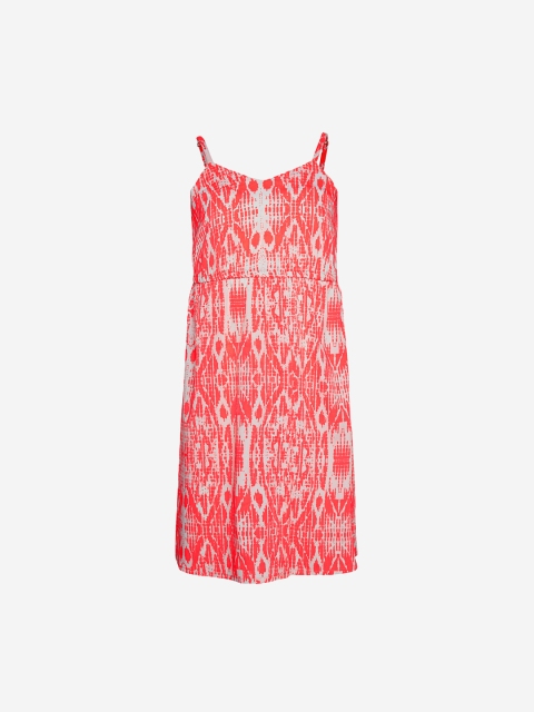 

Oxolloxo Girls Off-White Printed A-Line Dress