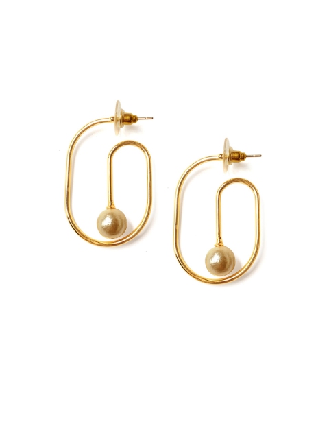 

Foxy Sperks Women Gold-Plated Contemporary Drop Earrings