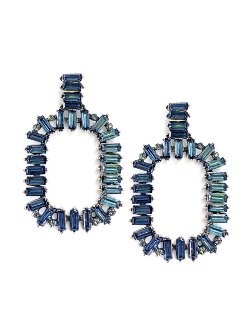 

Foxy Sperks Women Blue Geometric Drop Earrings