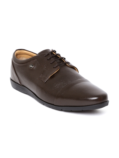 

Louis Philippe Men Coffee Brown Leather Formal Derbys