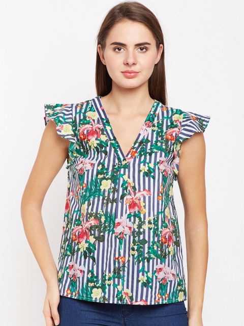 

Oxolloxo Women White Printed Top
