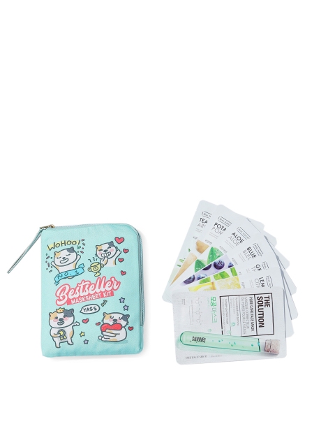 

The Face Shop Set Of 7 Bestseller Sheet Masks, Blue