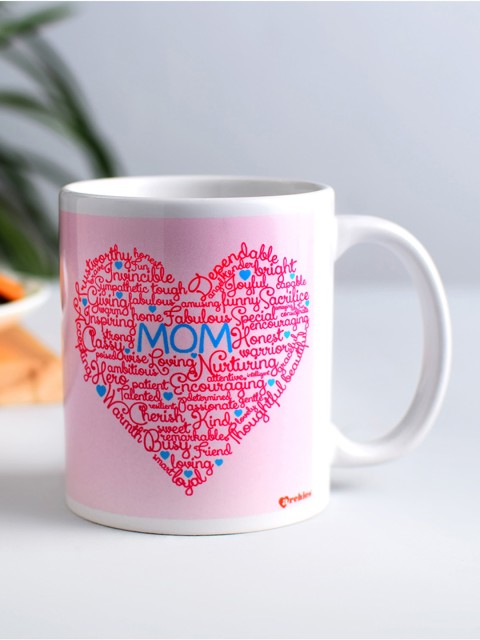 

Archies Unisex Pink Printed Ceramic Cups