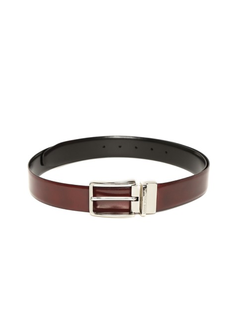 

Louis Philippe Men Brown & Black Solid Reversible Leather Belt