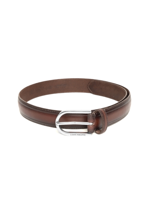 

Louis Philippe Men Brown Solid Belt