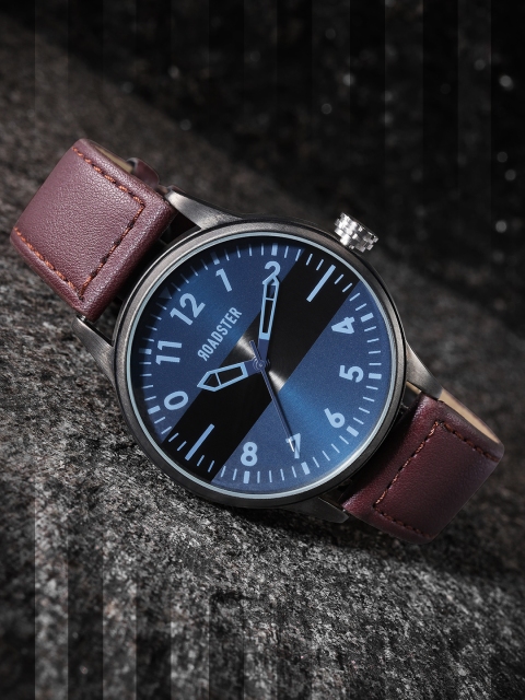 

Roadster Men Navy Blue & Gunmetal-Toned Analogue Watch MFB-PN-LW6147-2
