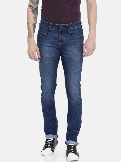 

Wrangler Men Blue Vegas Skinny Fit Low-Rise Clean Look Stretchable Jeans