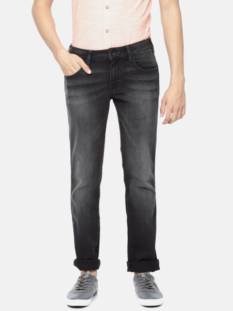 

Wrangler Men Black Slim Fit Low-Rise Clean Look Stretchable Jeans