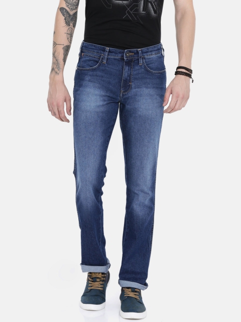 

Wrangler Men Blue Millard Relaxed Fit Mid-Rise Clean Look Stretchable Jeans