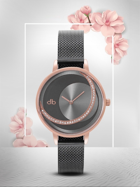 

DressBerry Women Gunmetal-Toned Analogue Watch MFB-PN-WTH-K0088L, Metallic