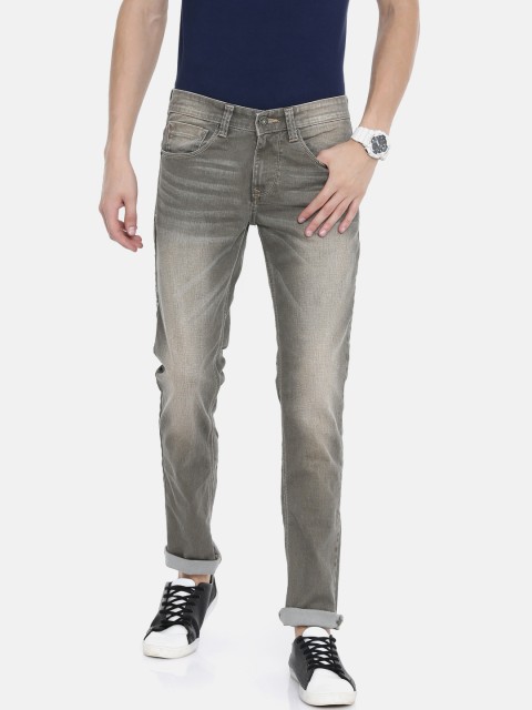 

SPYKAR Men Grey Skinny Fit Low-Rise Clean Look Stretchable Jeans
