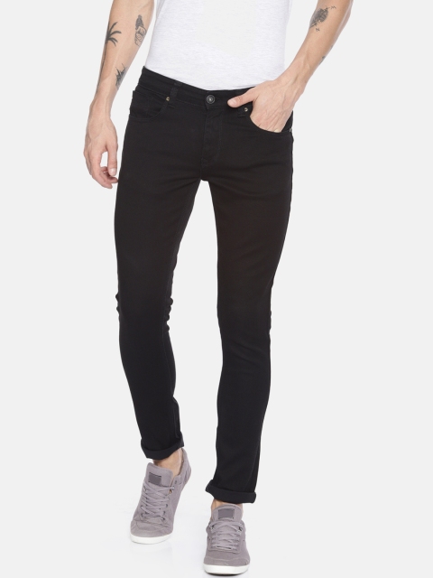 

SPYKAR Men Black Skinny Fit Low-Rise Clean Look Stretchable Jeans