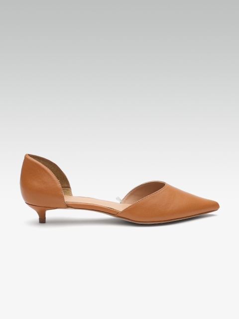 

Carlton London Women Tan Brown Solid Heels