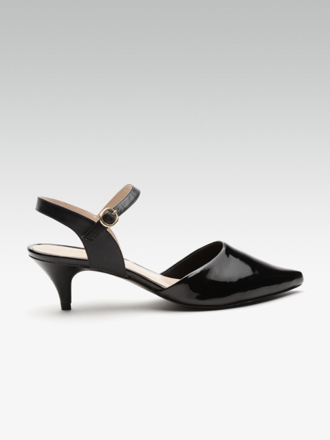 

Carlton London Women Black Solid Pumps