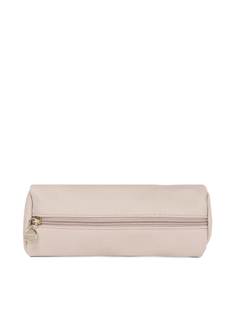 

Caprese Beige Solid Makeup Pouch