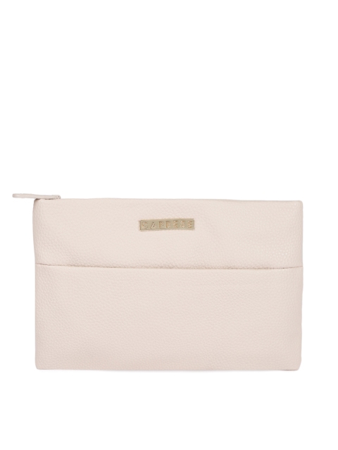 

Caprese Beige Solid Clutch