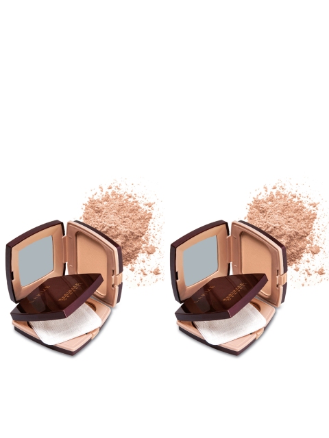 

Lakme Set of 2 Natural Shell Radiance Compact, Beige