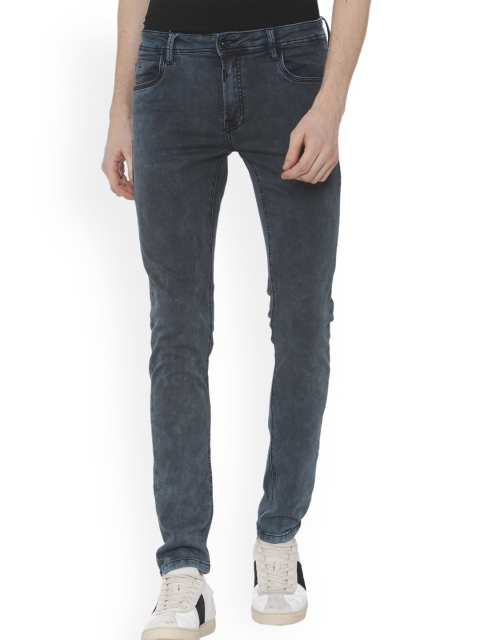 

Rex Straut Jeans Men Blue Slim Fit Mid-Rise Clean Look Stretchable Jeans