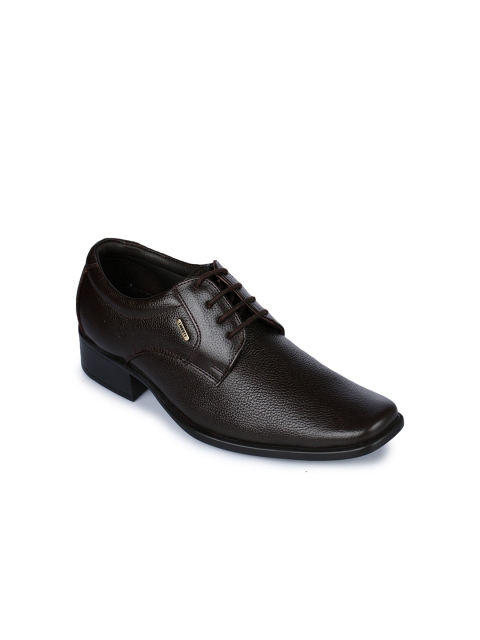 

Fortune Men Brown Patent Leather Formal Derbys