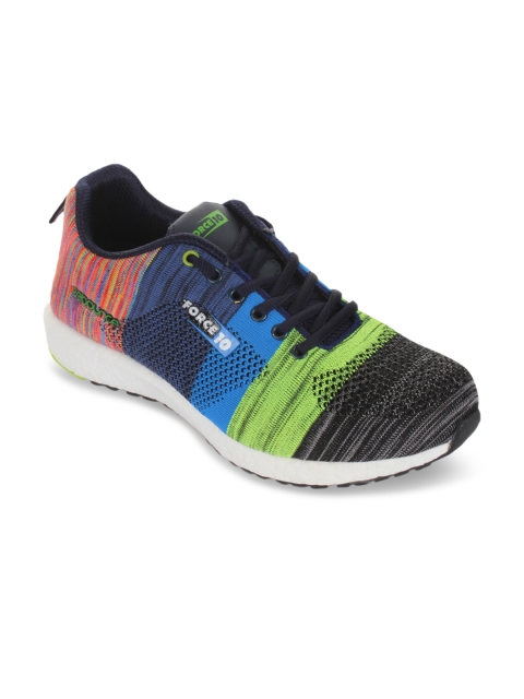 

Liberty Men Green & Blue Running Shoes