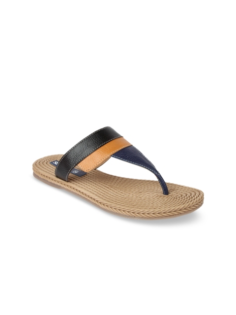 

Liberty Women Blue Woven Design T-Strap Flats