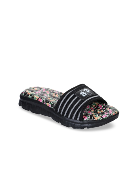 

Liberty Women Black Striped Room Slippers