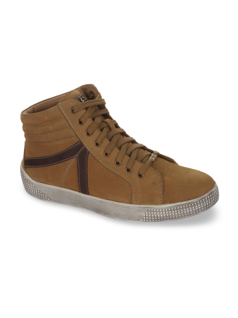 

Healers Men Brown Leather Flat Boots