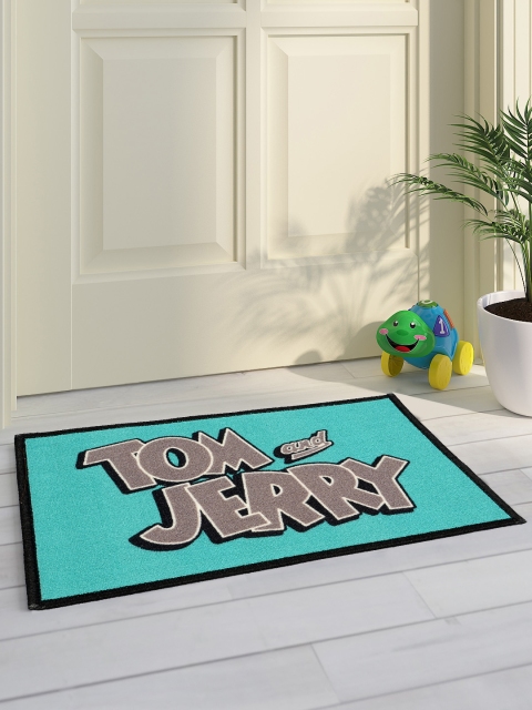 

Saral Home Kids Turquoise Blue & Grey Tom & Jerry Printed Doormat