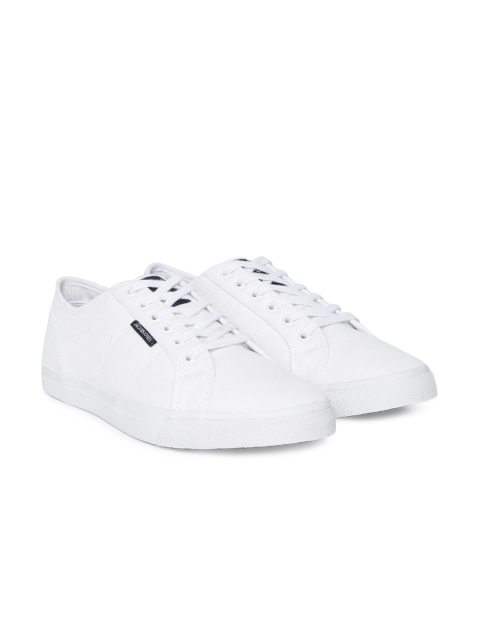 

Jack & Jones Men White Solid Sneakers