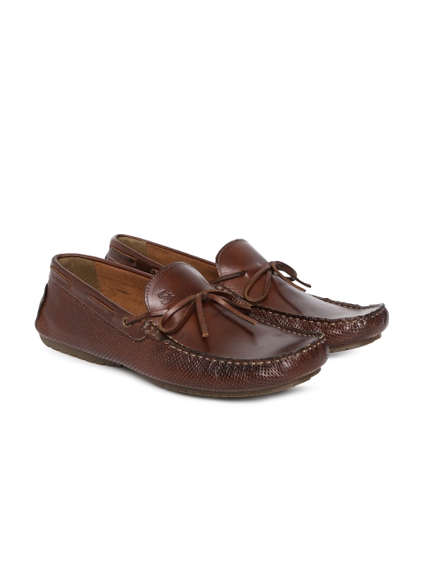 

Jack & Jones Men Brown Leather Boat Shoes