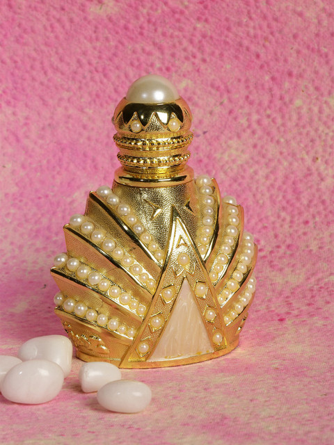 

SHAMA Unisex Hajre Aswad AIttar 12ml, Gold