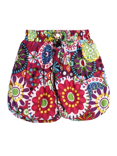 

SWEET ANGEL Girls Multicoloured Printed Loose Fit Regular Shorts, Multi