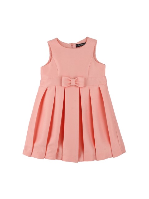 

One Friday Girls Pink Solid A-Line Dress